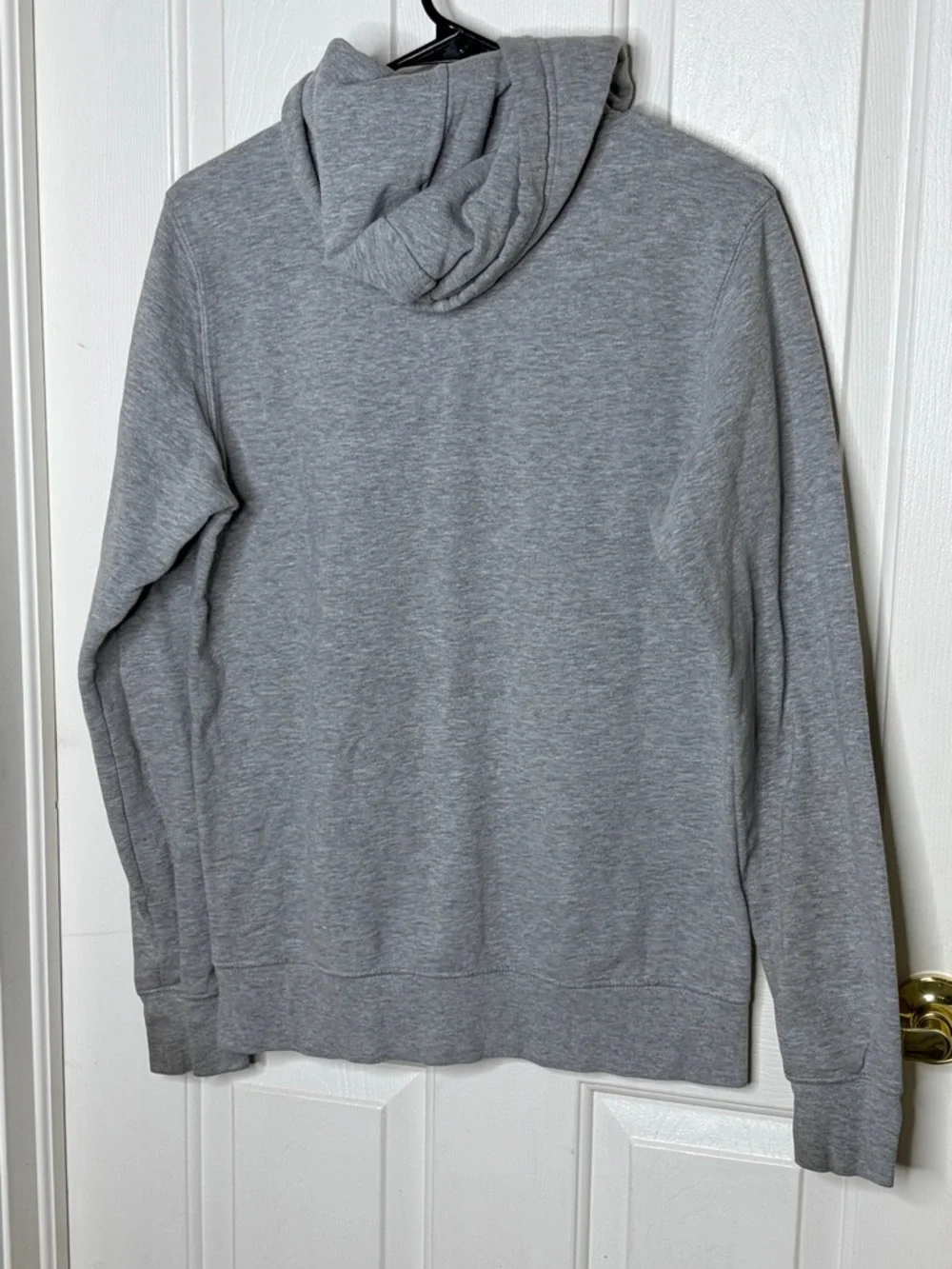 The North Face Hoodie Mens Small Gray‎ Logo Pullover Sweatshirt